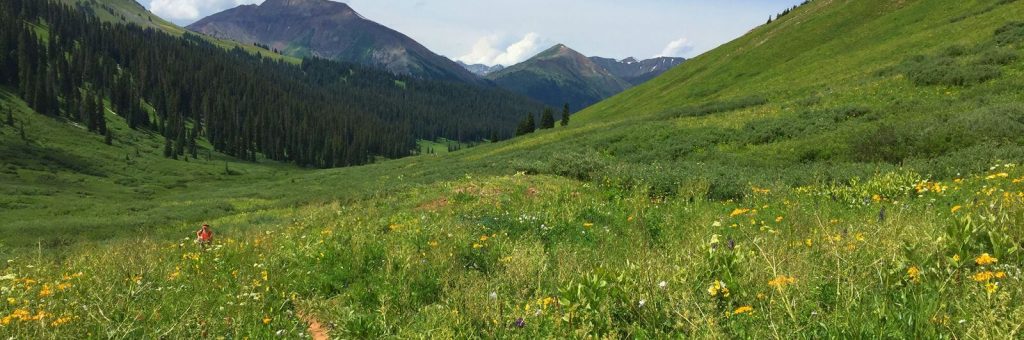 Trail from Aspen to Crested Butte