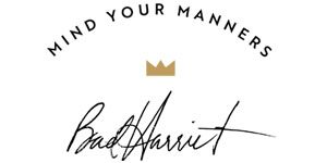 Mind Your Manners Bad Harriet logo